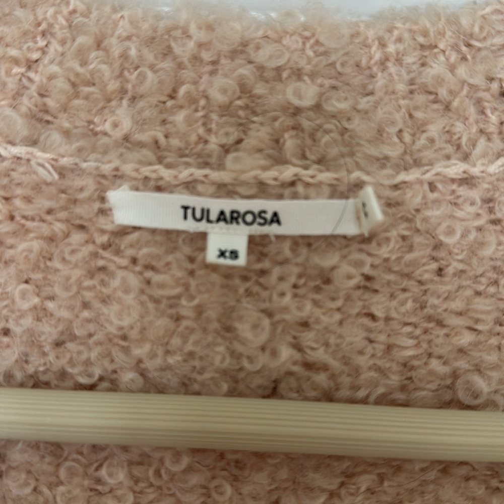 Tularosa Clementine Cardigan in Blush. Size XS - Picture 7 of 8